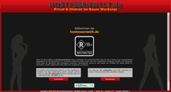 Desktop Screenshot of hostessenwelt.com